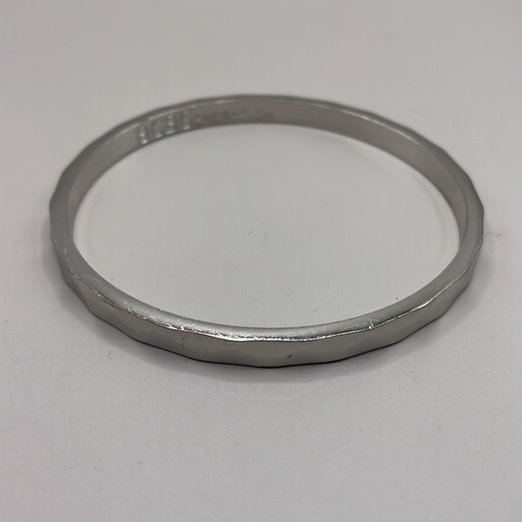 BCBGeneration Silver Tone Bangle Cuff Statement Bracelet - Picture 3 of 4